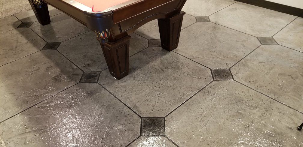 table on the living room