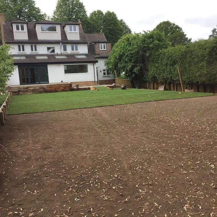 Urban Paving Bristol | A large house with a large lawn in front of it