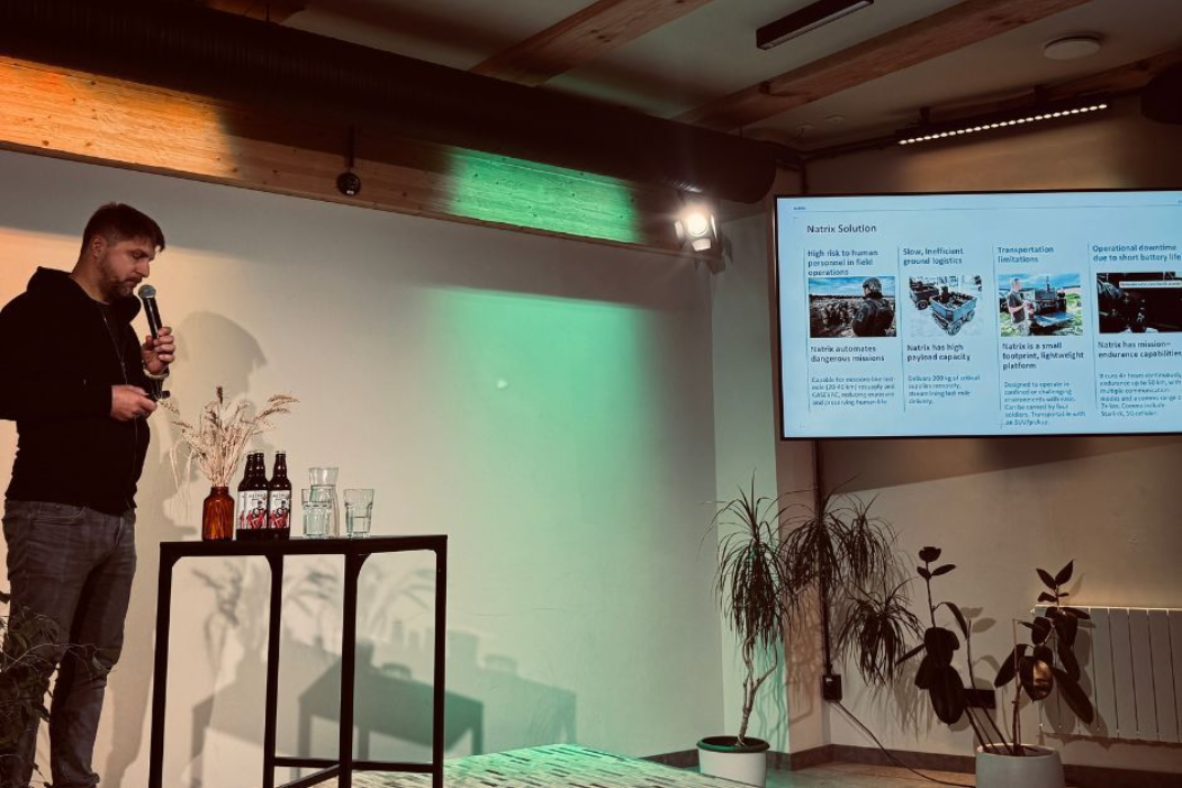 Defence Tech Meetup Vol. 4  Kristaps Puķe Natrix