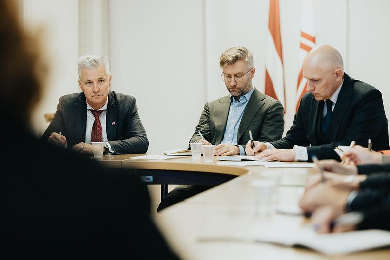 The fifth meeting of the Defence Industry Advisory Board.
Photo: Armīns Janiks (Ministry of Defence)