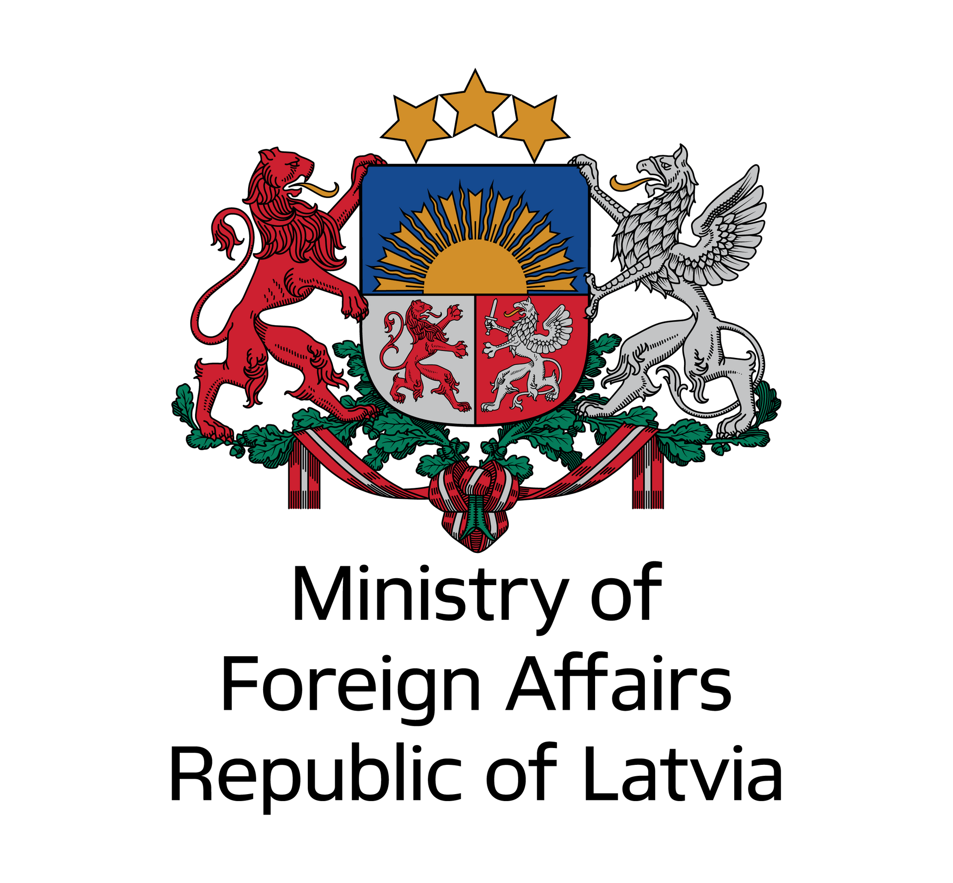 Ministry of Foreign Affairs Republic of Latvia logo