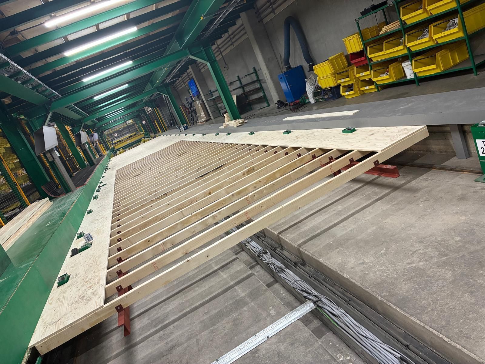 Maken van looppaden voor het machinepark