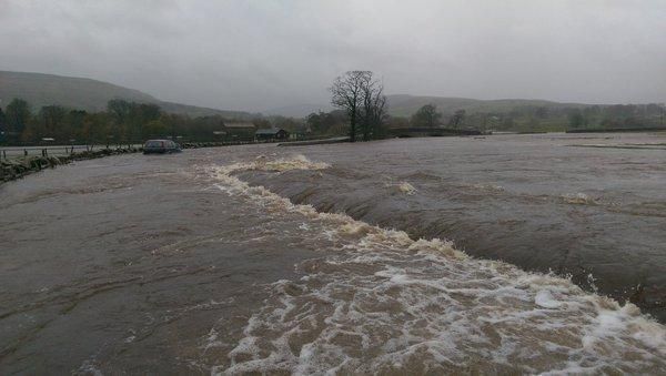 Hawes bridge flooding