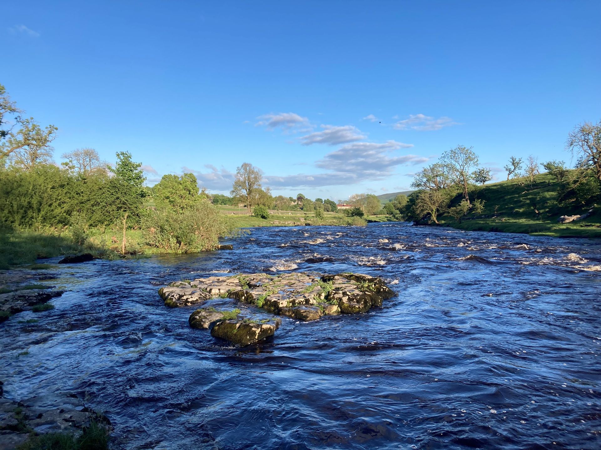 The River Wharfe in spate
