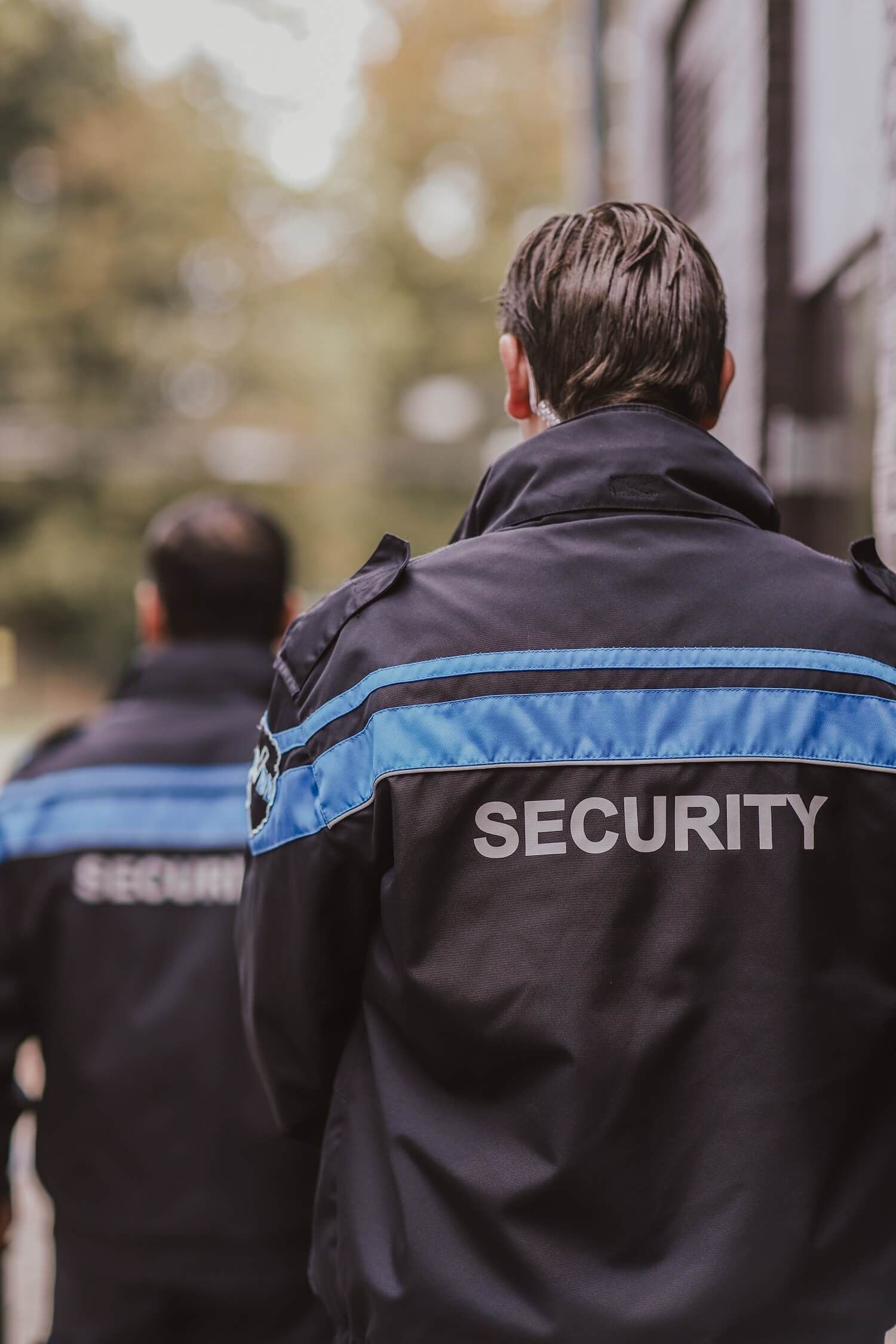 Bedrijfskleding van een beveiligingsbedrijf