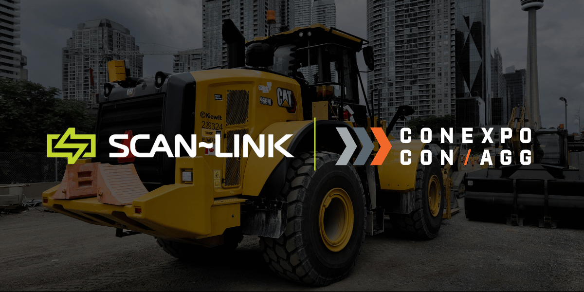 Yellow construction vehicle with 