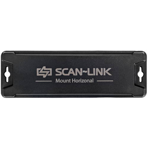 A black box with the word scan-link on it