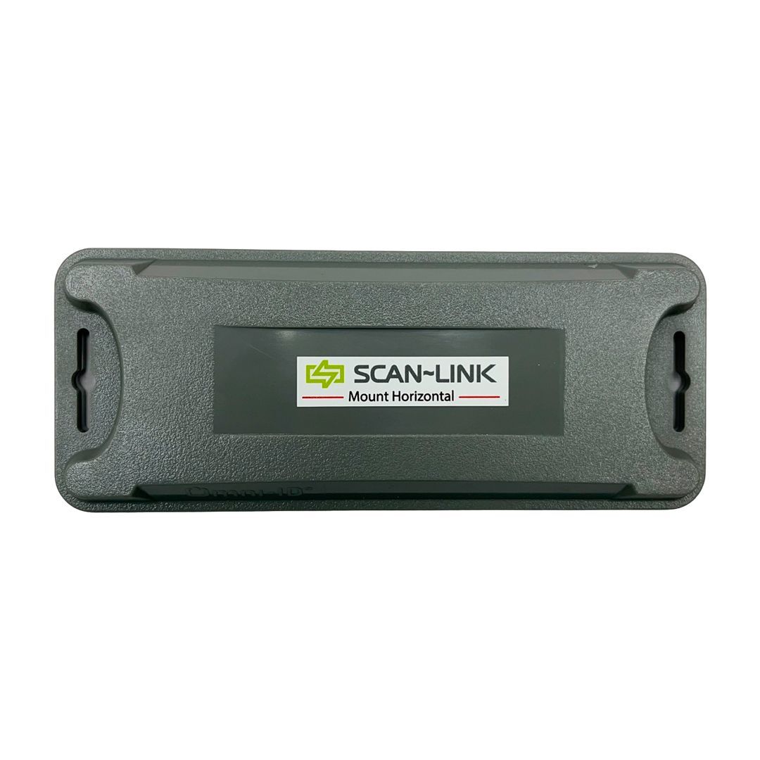 A black box with the word scan-link on it