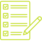 green checklist icon