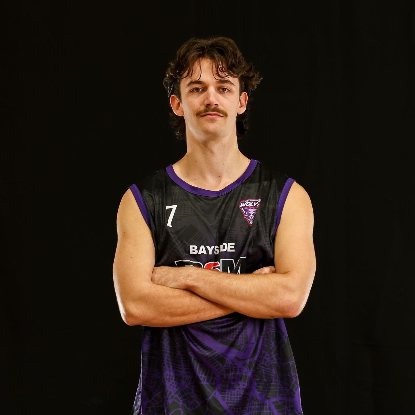 It is a silhouette of a person without a face.