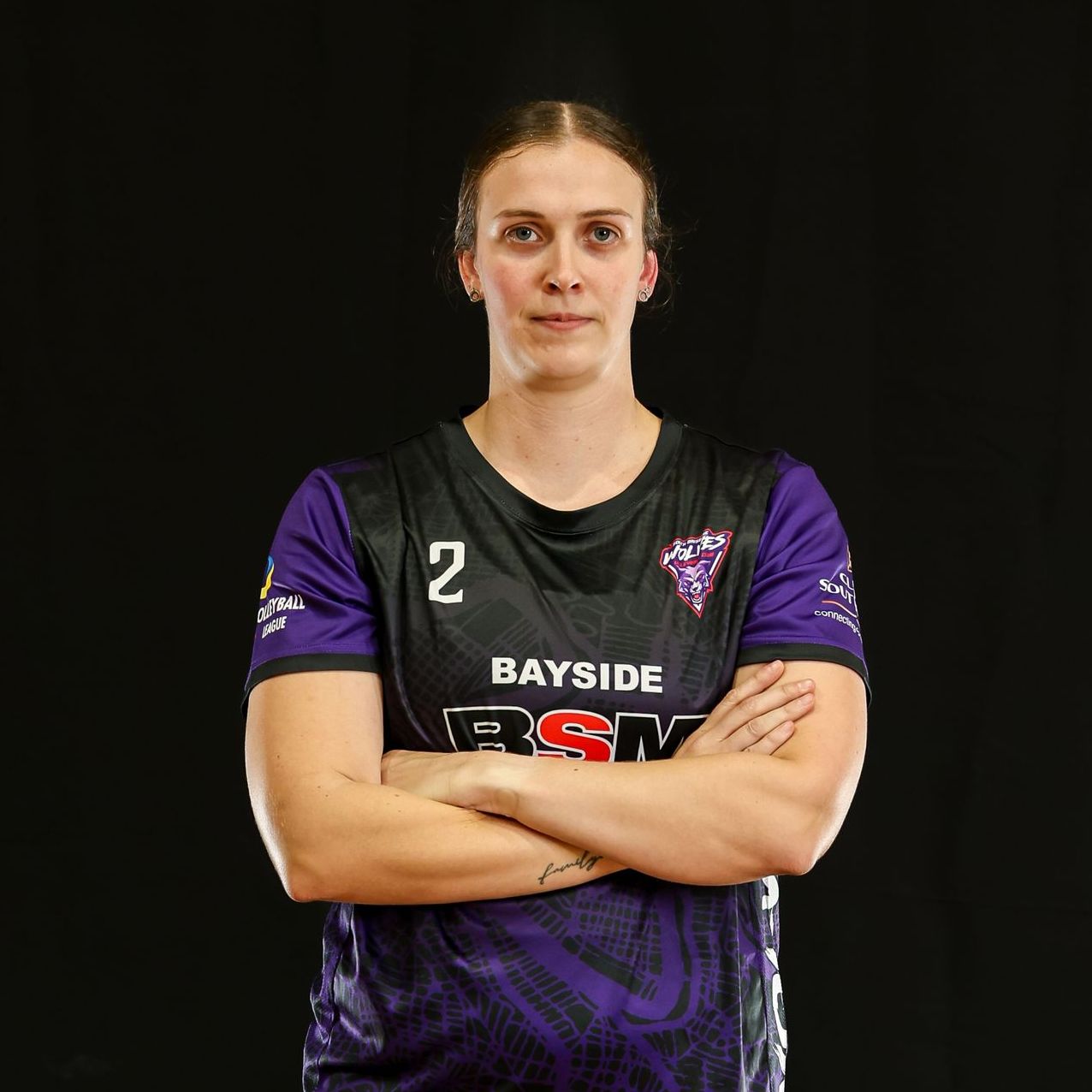 It is a silhouette of a person without a face.