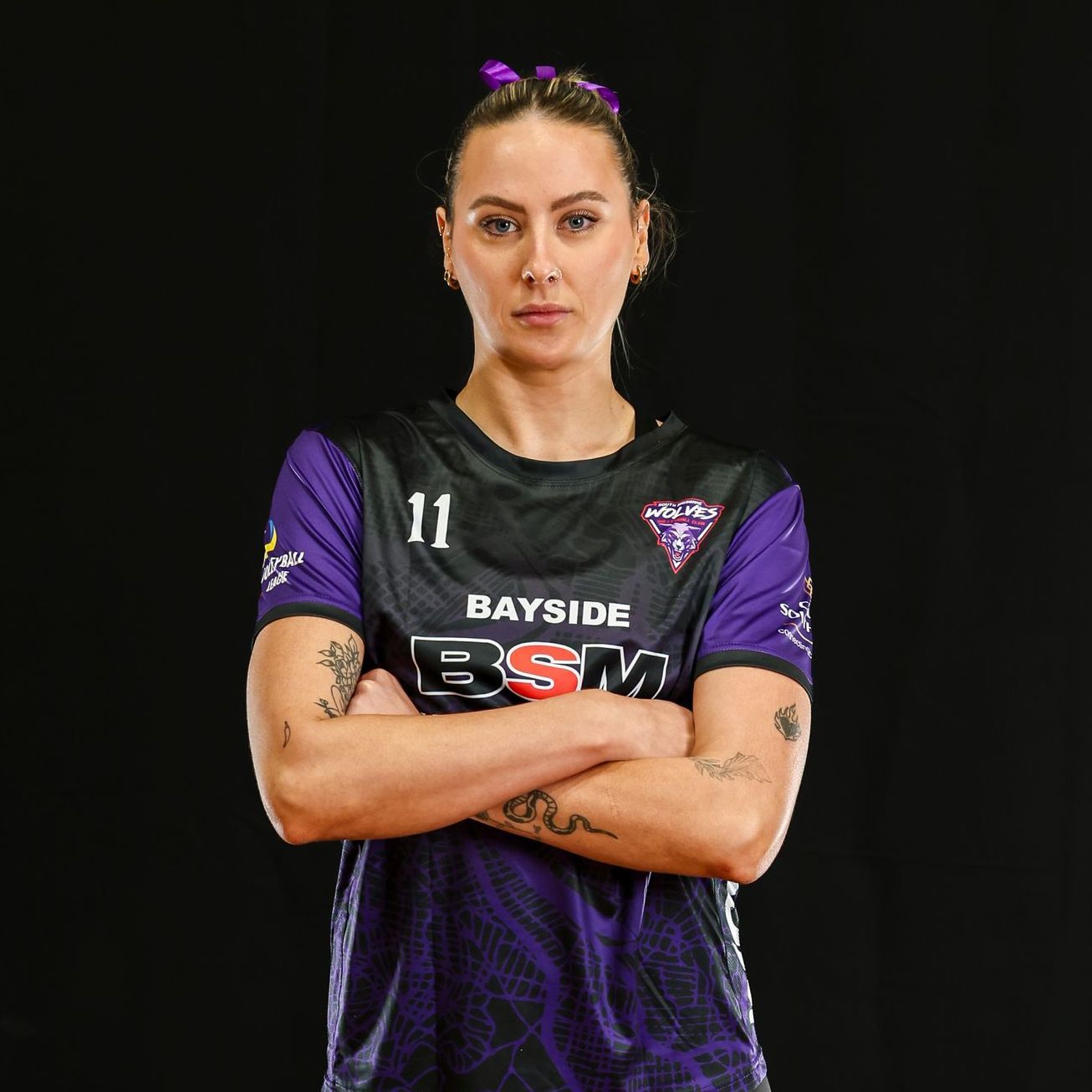 It is a silhouette of a person without a face.