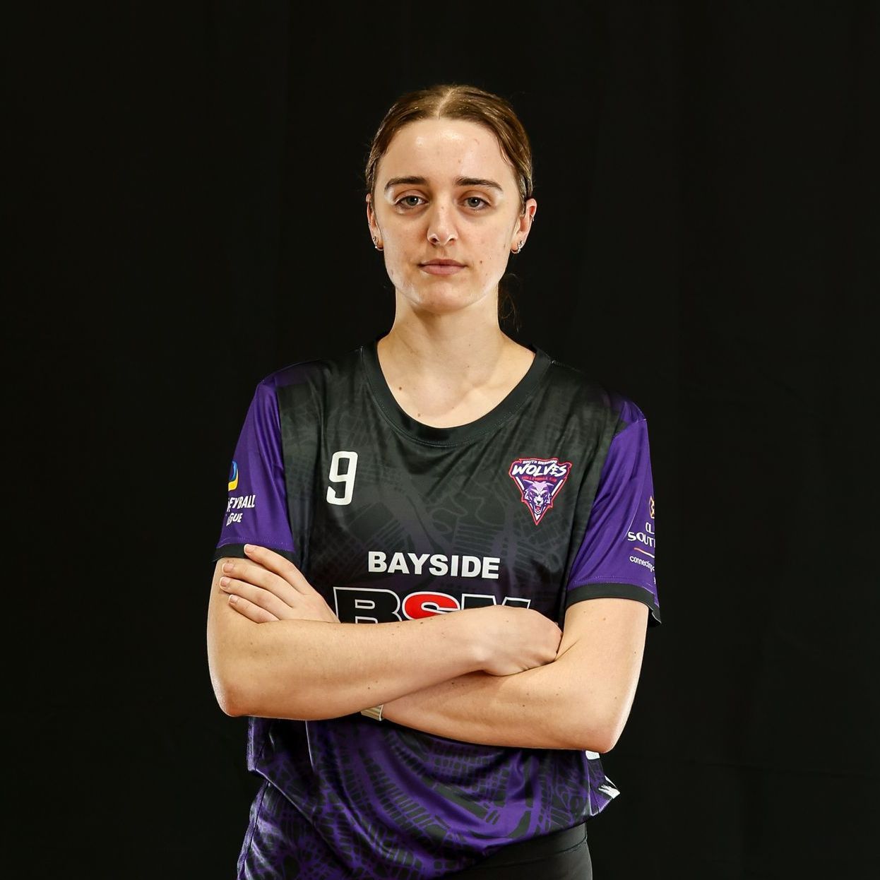 It is a silhouette of a person without a face.