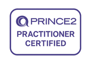 Purple-bordered rectangular logo reading 