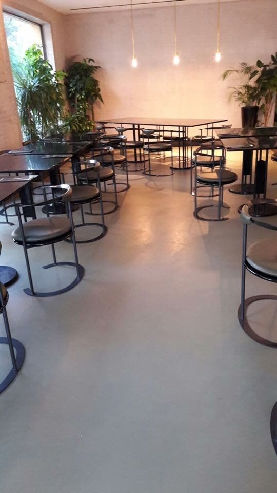 Pavimento bar dopo