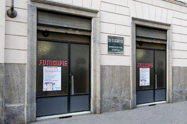 esterno della copisteria