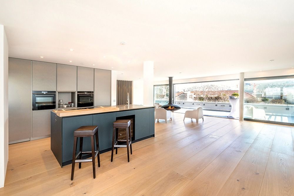 A Spacious Penthouse Kitchen — Flooring in Gold Coast, QLD