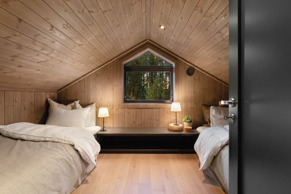 Norwegian Cabin Attic Bed Room — Flooring in Gold Coast, QLD