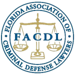 Florida Association of Criminal Defense Lawyers logo: Scales of justice with