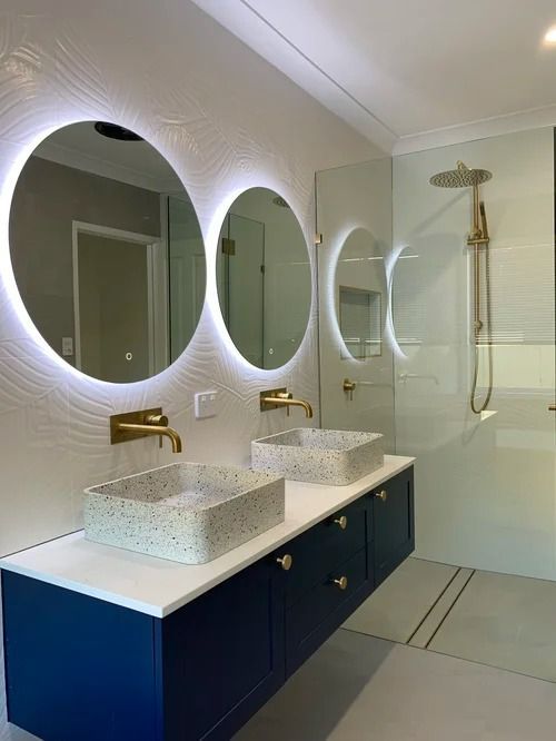 A Gold, Dual-Function Shower System — Mates Plumbing and Gas in Lammermoor, QLD