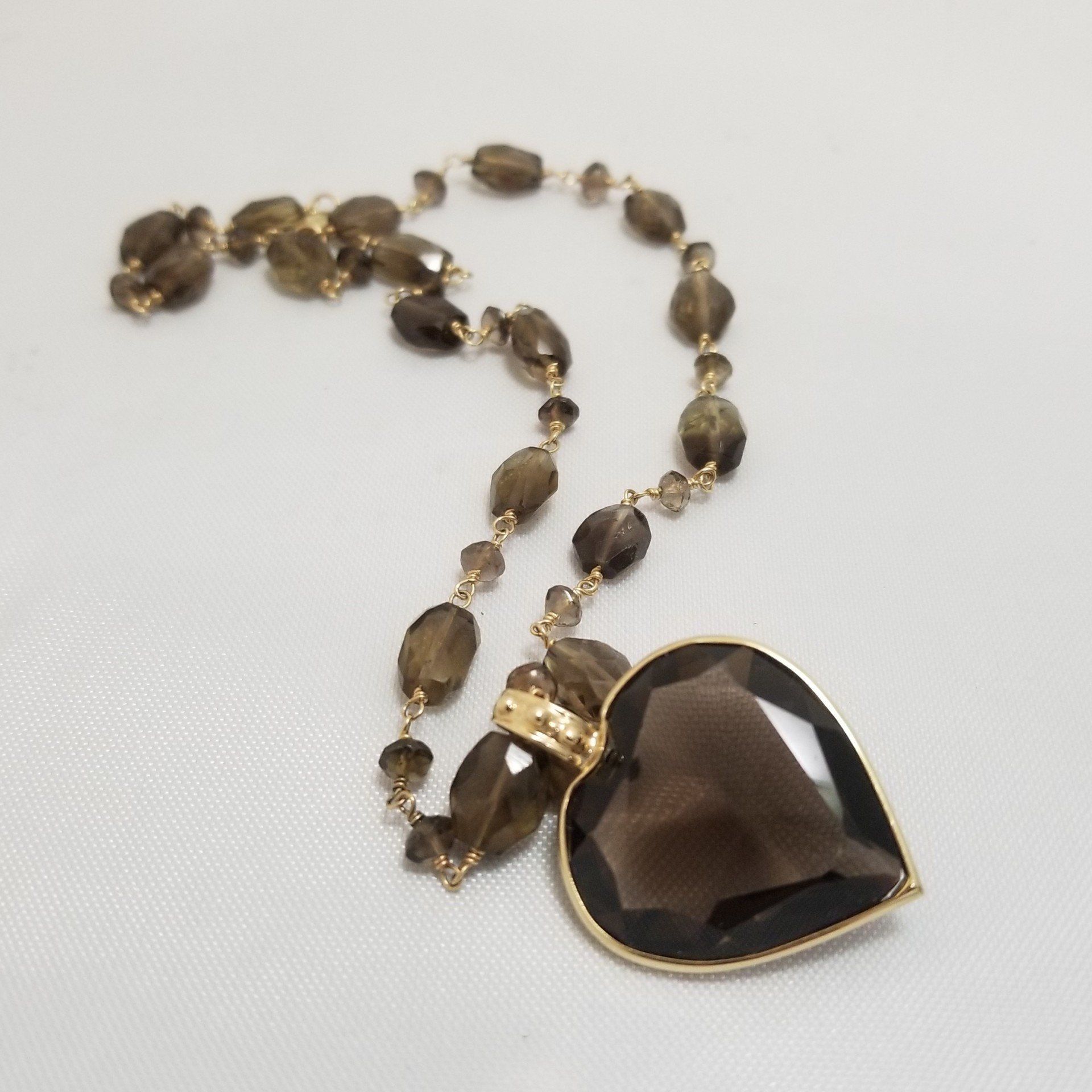 Gold Necklace — Necklace with Heart Pendant in Raleigh, NC