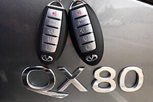 Infiniti QX80 with Remote Control Keys — Car Keys Replacement in Des Moines, IA