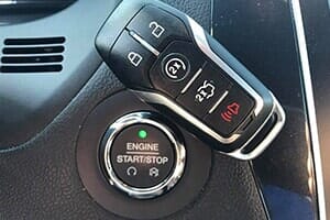 Push Start Button with Remote Control Key — Car Keys Replacement in Des Moines, IA