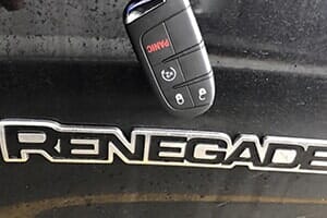 Renegade with Two Remote Control Key — Car Keys Replacement in Des Moines, IA