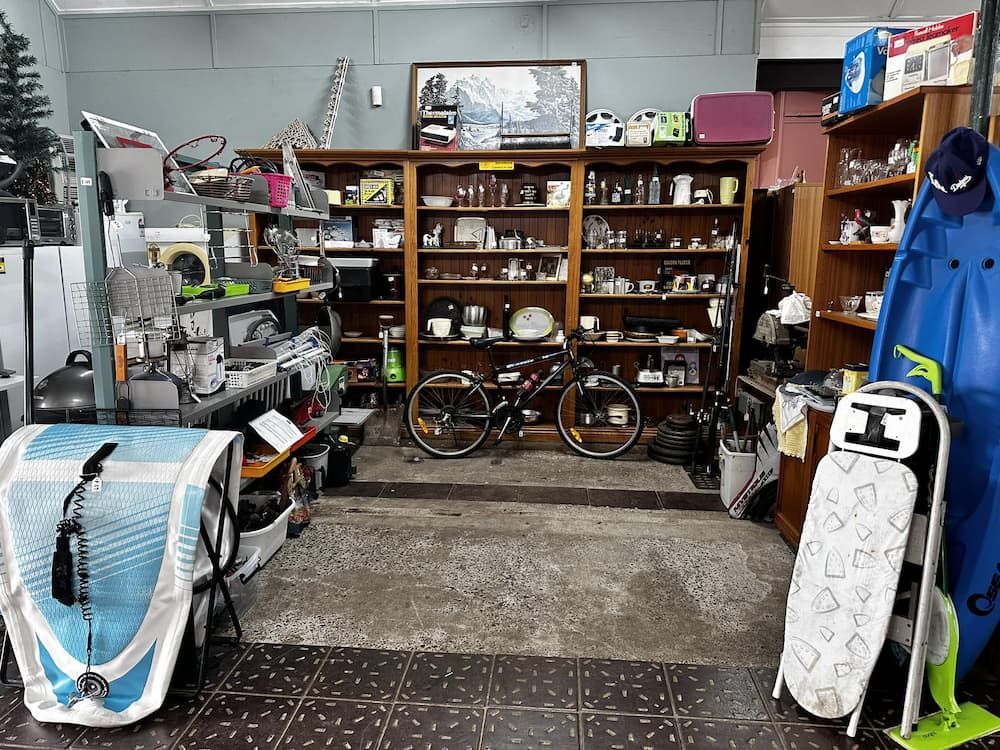 Second Hand Store Interior With Various Items Displayed — Clancy's Office & Emporium in Taree, NSW