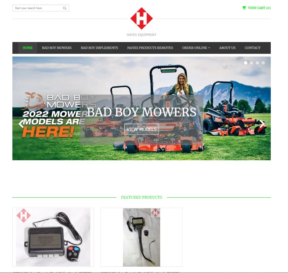 marketing an outdoor power equipment business online