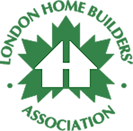 A logo for the london home builders association