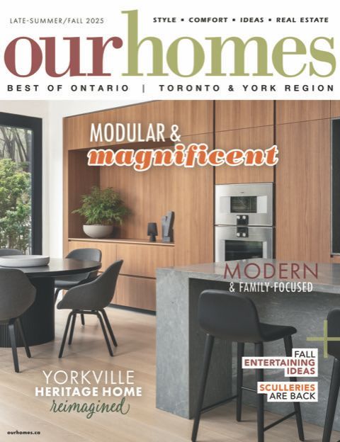 The cover of the ontario home builder magazine