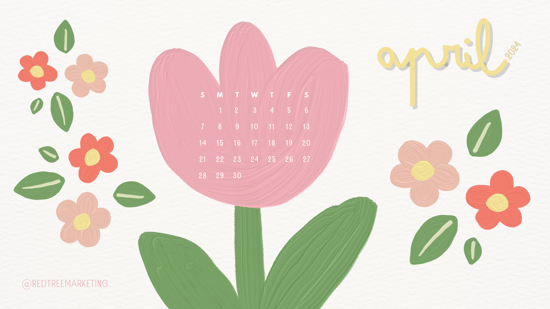 April Desktop Wallpaper