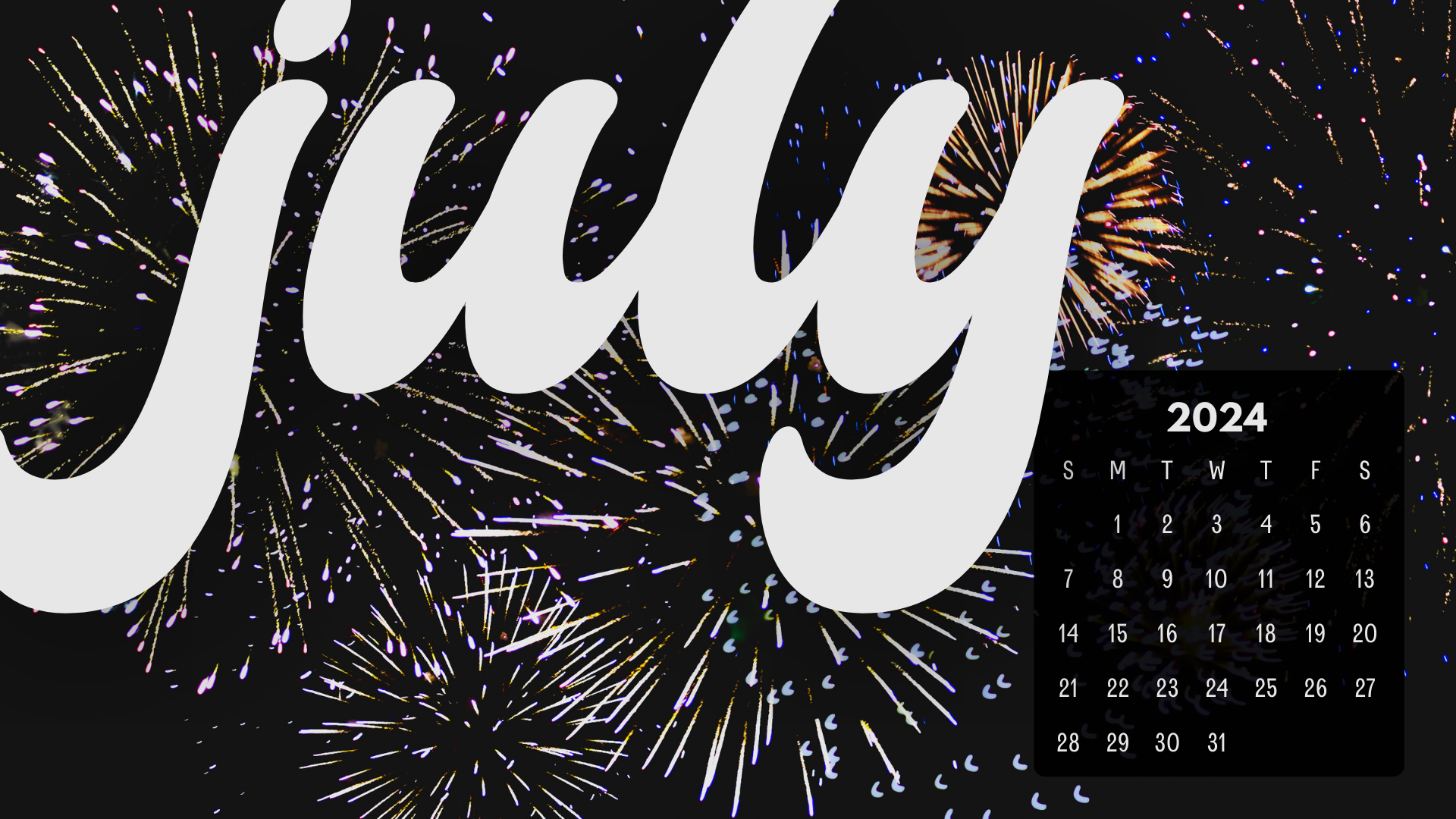 July Desktop Wallpaper