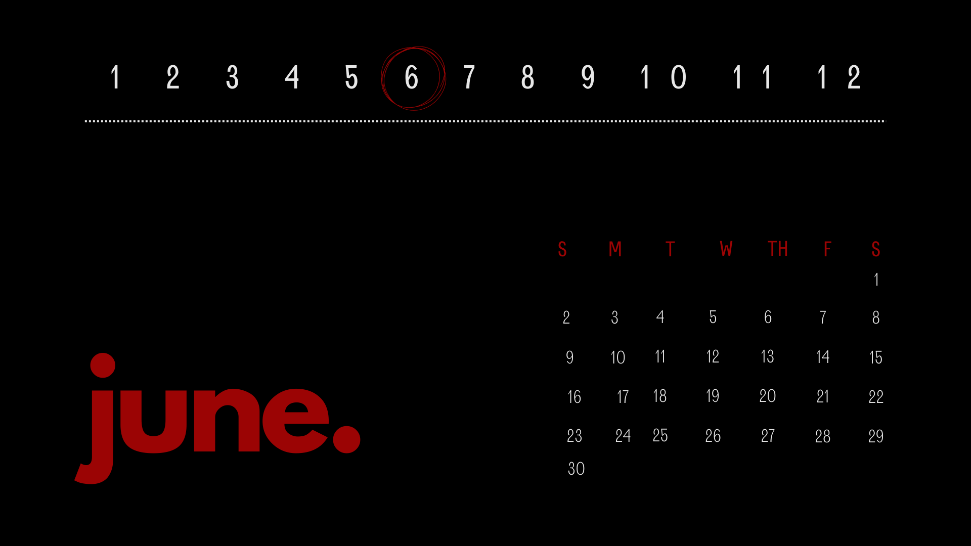 June 2024 Desktop Wallpaper