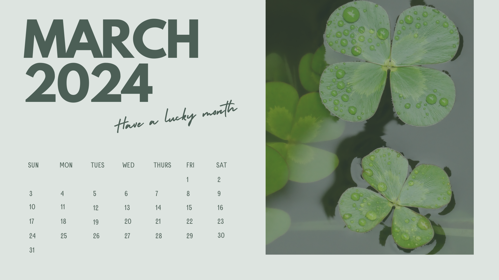 March 2024 Desktop Wallpaper