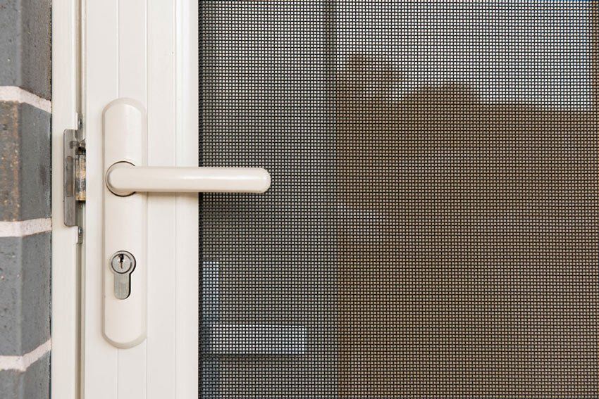 Security/Fly Screen On Door