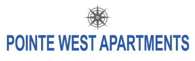 Pointe West Apartments Logo - header, go to homepage
