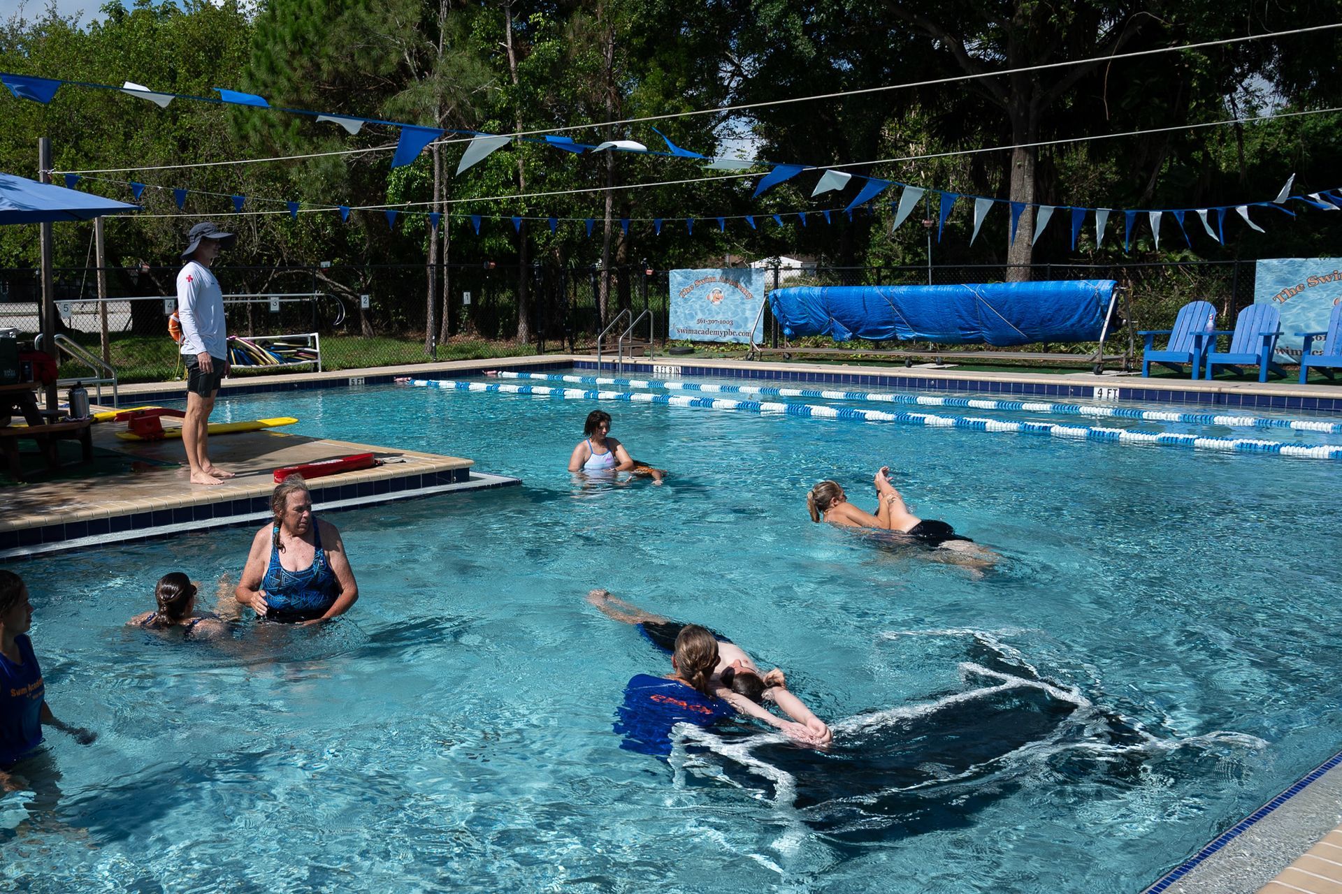 Life Guard recertification at Swim Academy of Palm Beach County