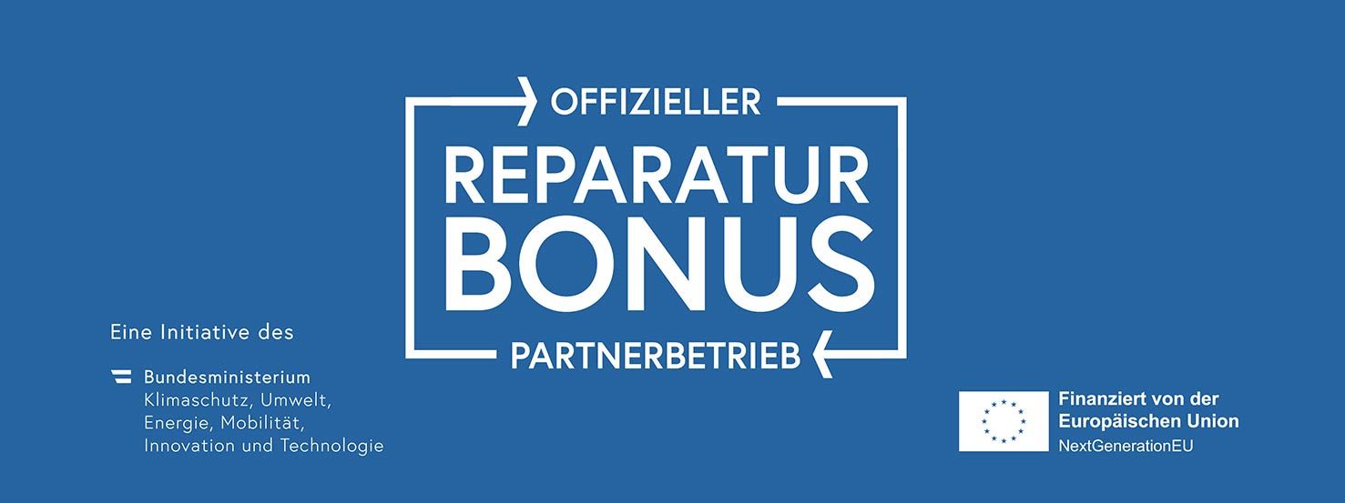 Offizieller Reparatur Bonus Partnerbetrieb Banner