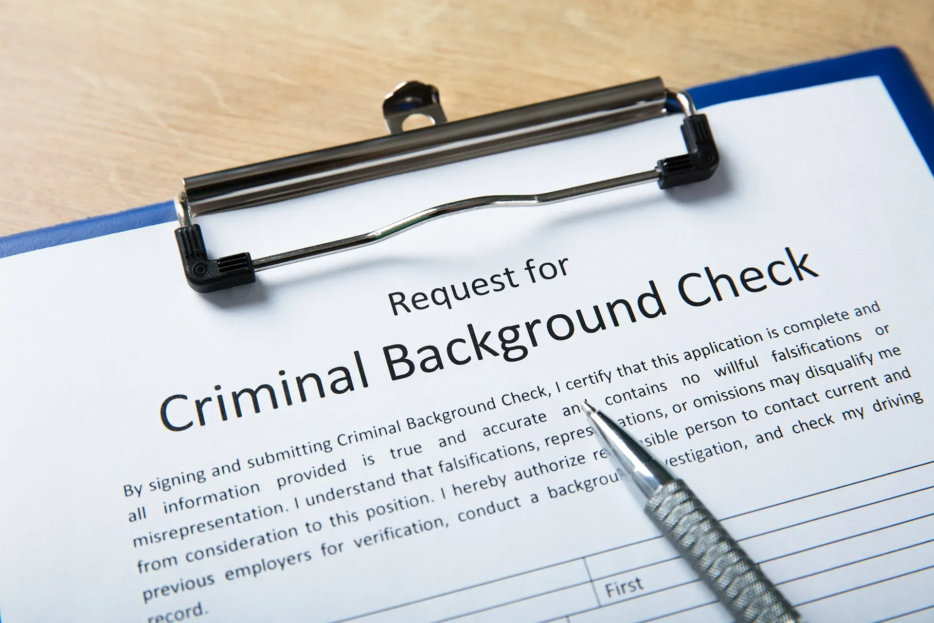 criminal background check