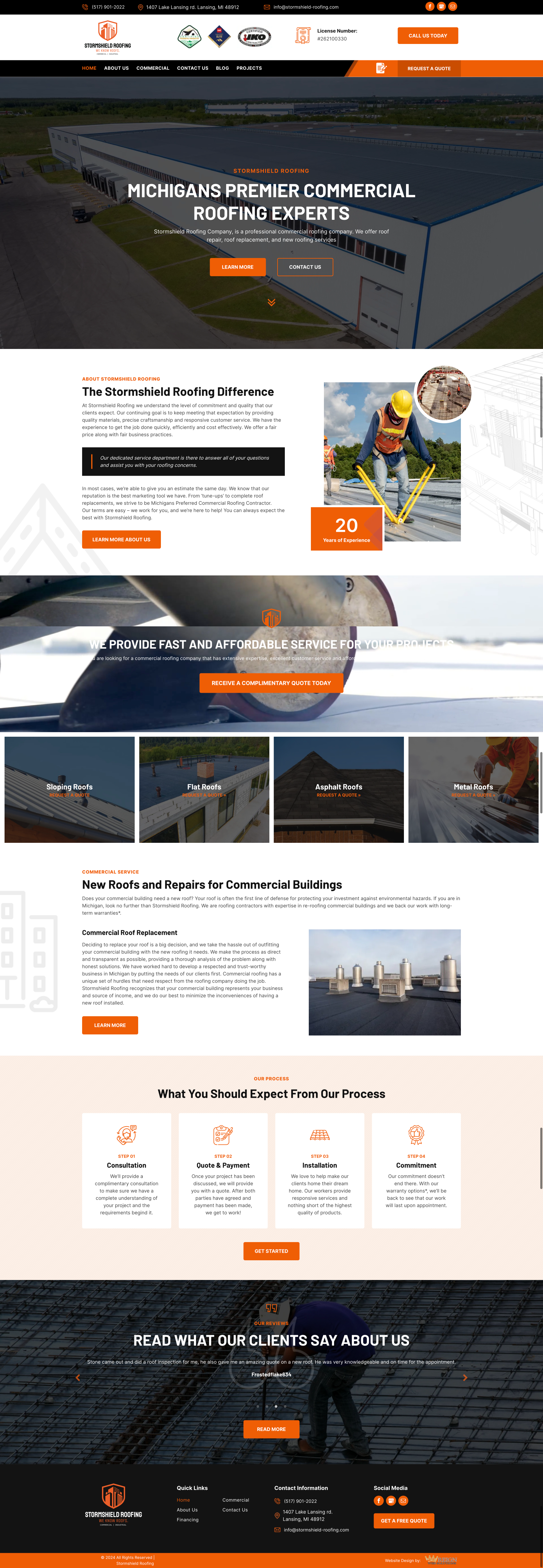 A screenshot of the homepage of a website.