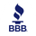 BBB logo: Blue flame above 