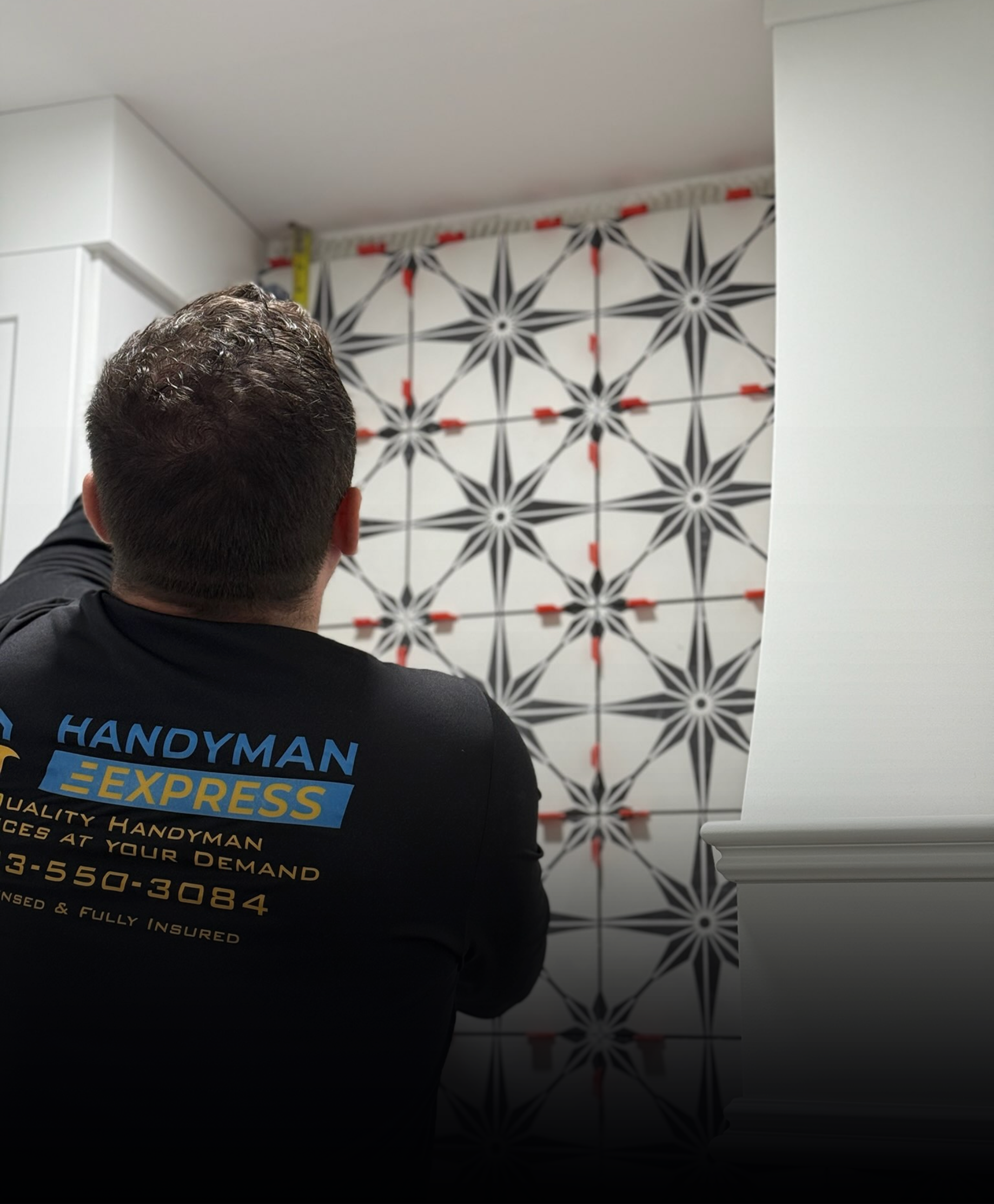 A professional wearing a 