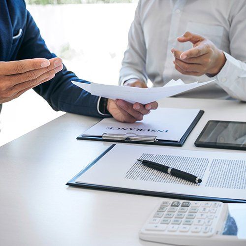 Health Insurance — Talking to Client in Mount Vernon, OH