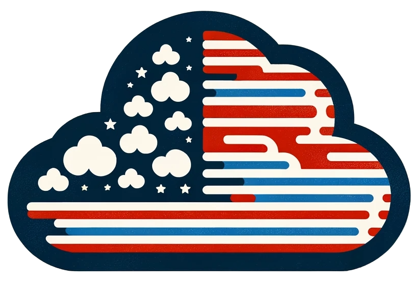 an illustration of an american flag in the shape of a cloud showing CDL PowerSuite Integrations