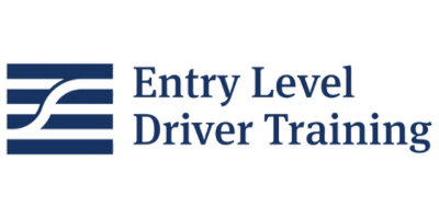 a blue logo for entry level driver training for eldt.com