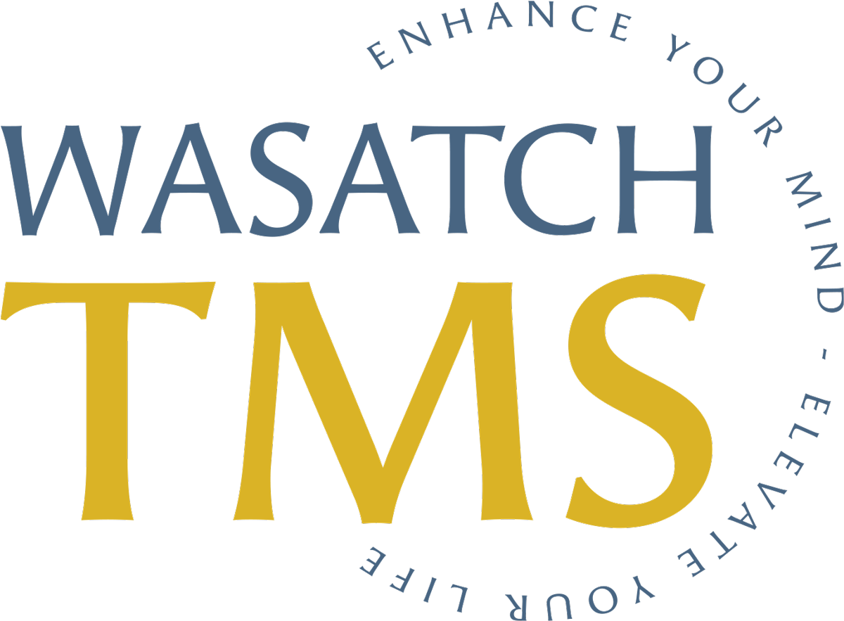 a logo for wasatch tms that says enhance your mind elevate your life