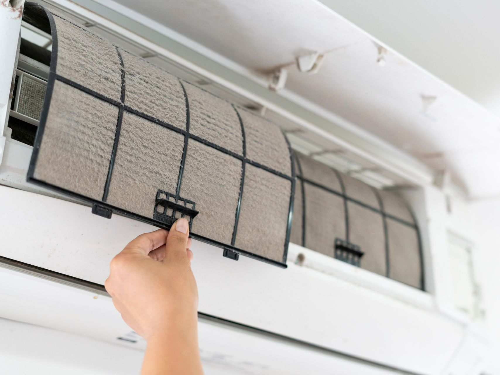 Checking Air Filter — Charlotte, NC — Century Air Conditioning & Heating