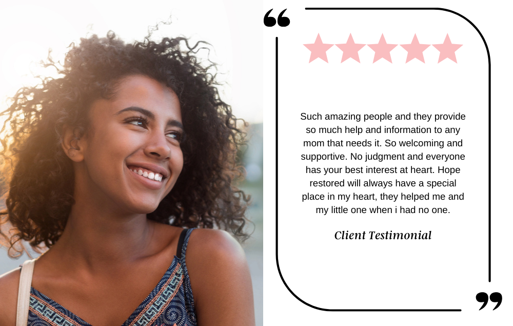 Client testimonial Hope Restored 